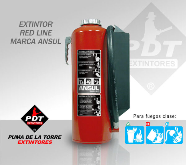extintor red line marca ansul